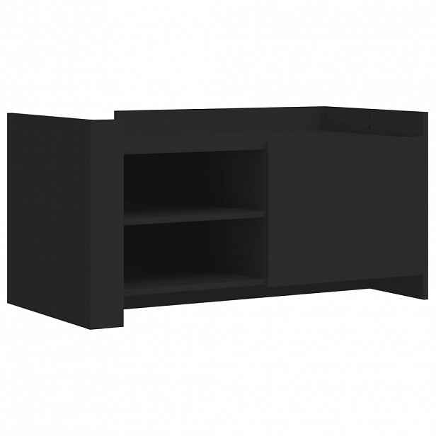 vidaXL Konferenční stolek černý 100 x 50 x 50 cm kompozitní dřevo