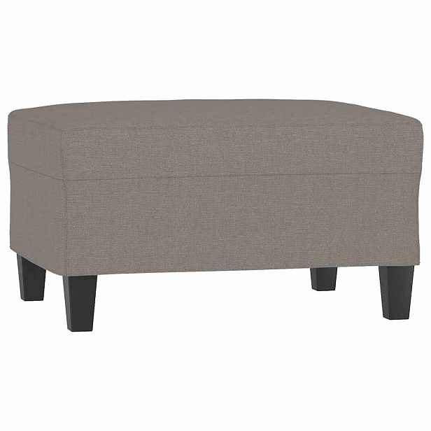 vidaXL Podnožka taupe 70x55x41 cm textil