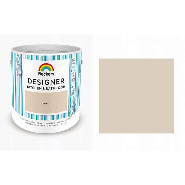 Beckers Designer Kitchen Bathroom Sandy 2,5L Barva Kuchyně, Koupelna