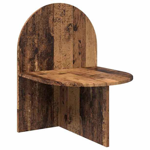 vidaXL Noční stolek Staré dřevo 48 x 49 x 65 cm Dřevěný materiál