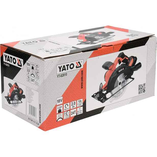 Akumulátorová Kotoučová Pila 18V Sada. Yato YT-82810