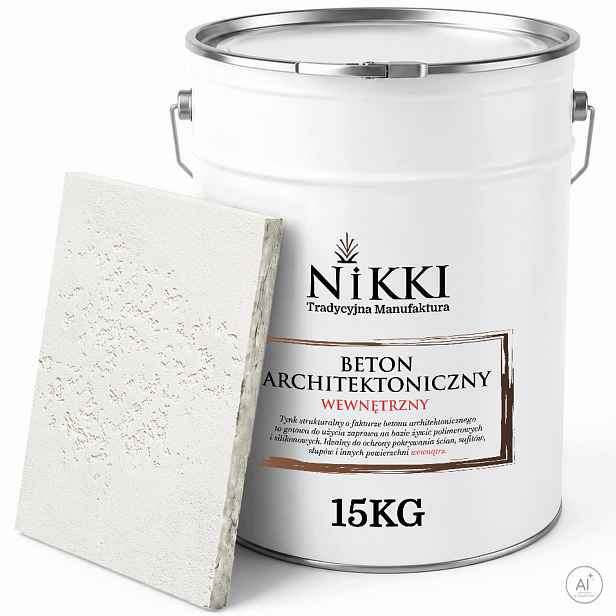 Dekorativní omítka se strukturou Betonu Vnitřní 15 kg Bílá F101 Výkonná