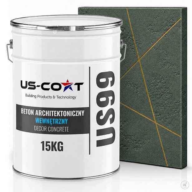 Dekorativní Vnitřní Omítka Beton 15 Kg Zelená Tmavá F466 Hotová Hmota Zdivo