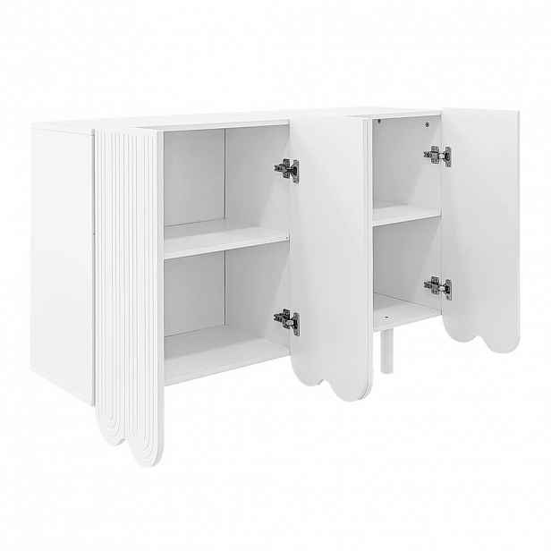 FLIEKS KOMODA kapkový design tvarovaná dvířka