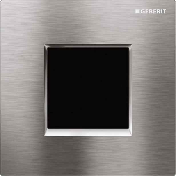 Geberit - Elektronické ovládání splachování pisoárů Typ 30, síťové napájení, kartáčovaný chrom 116.027.KX.1