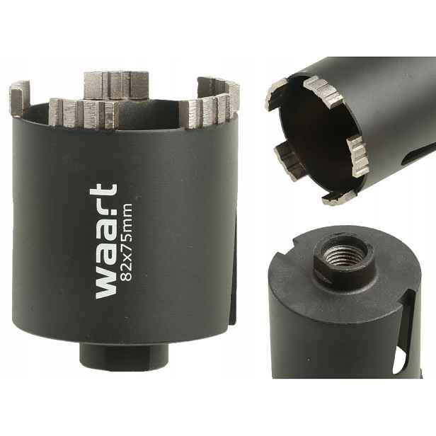 Korunkový Vrták Na Betonu Diamantový 82 mm Korunka Na Plechovky Fréza Pod Plechovky M22