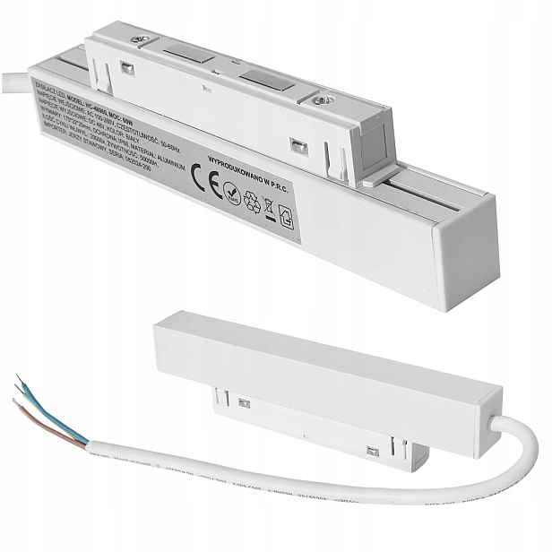 Napájecí Zdroj Pro Magnetické Lišty 60W Bílý, Stabilní, Výkonný, IP66 HC-48060