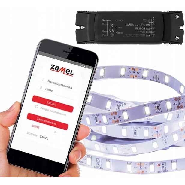 Ovladač pro Led pásky 4-kanálový s ovladačem WiFi na omítku Exta Life