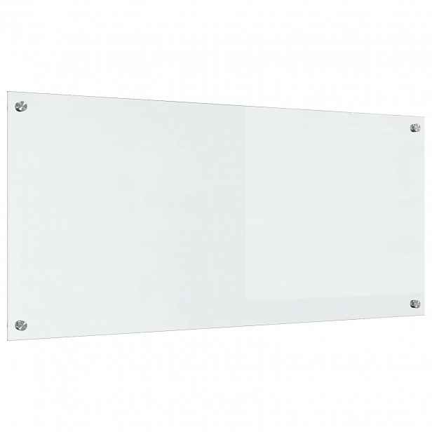 vidaXL Kuchyňský obklad Transparentní 110 x 50 cm tvrzené sklo