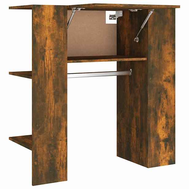 vidaXL Skříň do předsíně kouřový dub 97,5x37x99 cm kompozitní dřevo