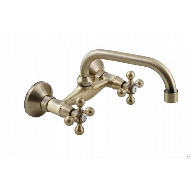 Stilo Nástěnná baterie Antická mosaz, 2-držáková, Kód: Bki 550D