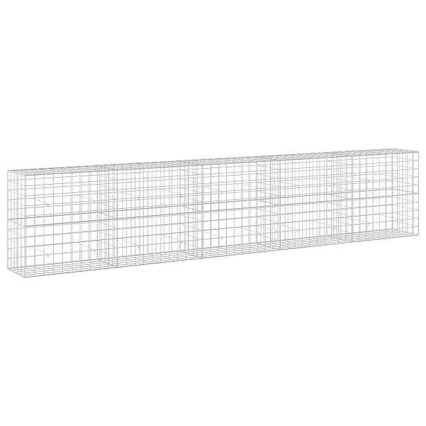 vidaXL Gabion s drátem 3,5 mm a síťkou 10x10 cm 500x50x100 cm