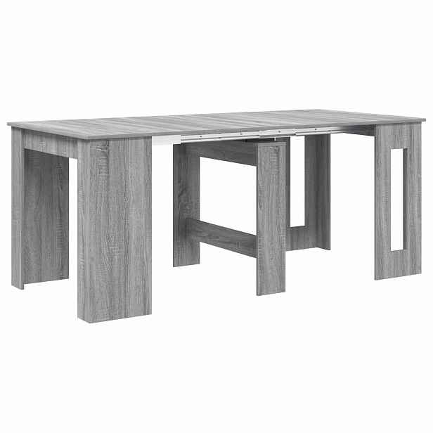 vidaXL Jídelní stůl 180 x 85 x 75 cm Kompozitní dřevo Šedý Sonoma
