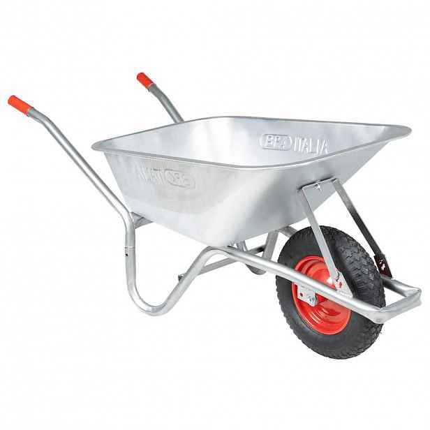 vidaXL Trakař 90 l 150 kg pozinkovaná ocel a plast