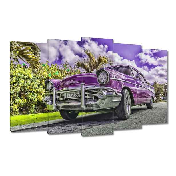 Obrazy 100x60 Fialový Chevrolet