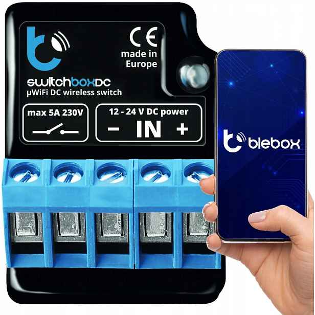 Reléový modul switchboxdc Blebox