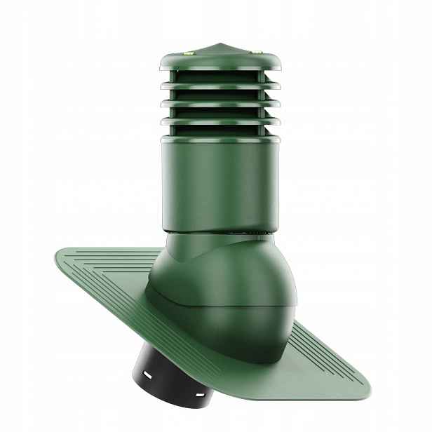 Větrací komín Smartline pod asfaltový šindel/pape fi 150 mm, zateplený, zelený