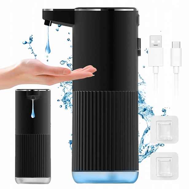 Bezdotykový Dávkovač Tekutého Mýdla Automatický Dispenser Velký Usb 400ML