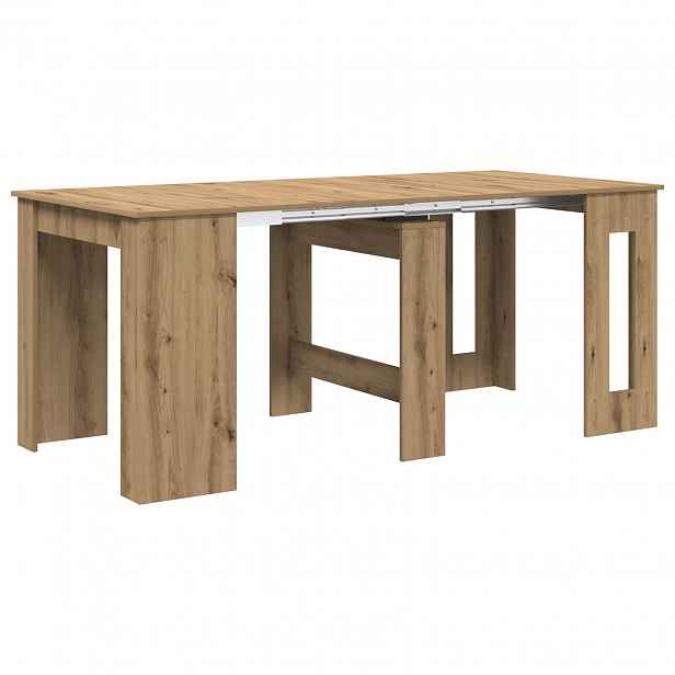 vidaXL Jídelní stůl Dub artisan 180 x 85 x 75 cm Kompozitní dřevo