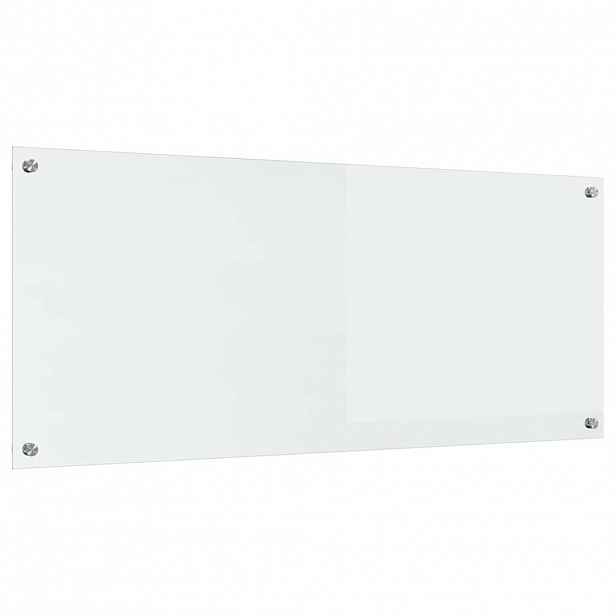 vidaXL Kuchyňský obklad Transparentní 120 x 50 cm tvrzené sklo