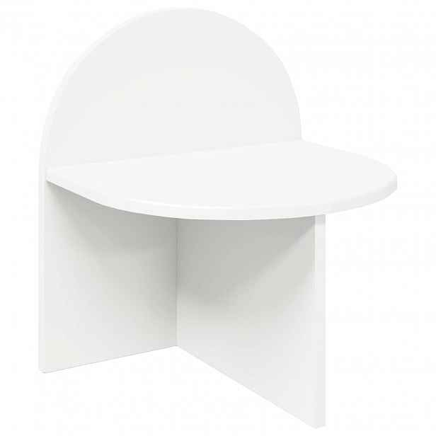 vidaXL Noční stolek Bílý 40 x 35,5 x 45,5 cm Dřevěný materiál
