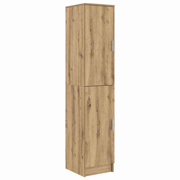 vidaXL Vysoký bufet Artisanový dub 35 x 39 x 168 cm