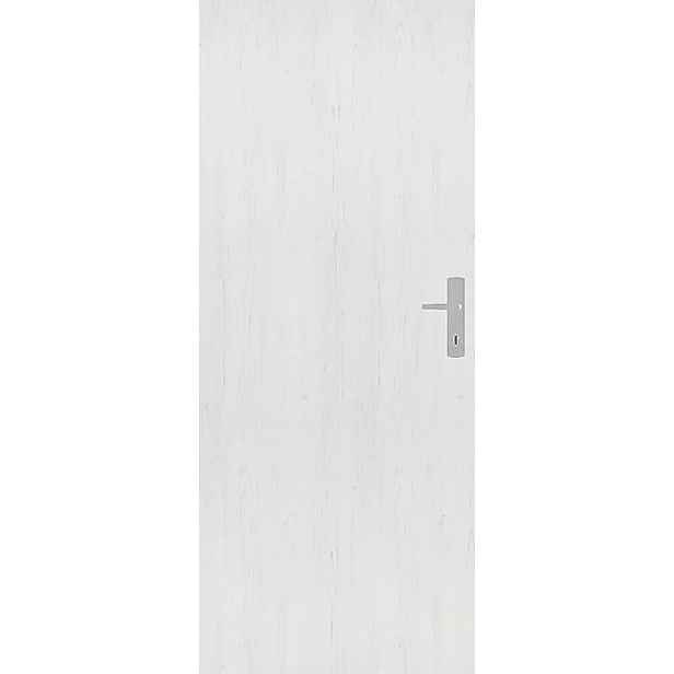 Bezpečnostní vchodové RC3 dveře Naturel technické pravé 80 cm borovice bílá B3BB80P