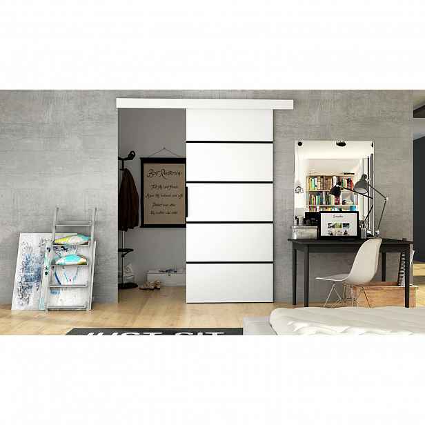 Posuvné dveře ILAS 6 - šířka 86 cm, bílé