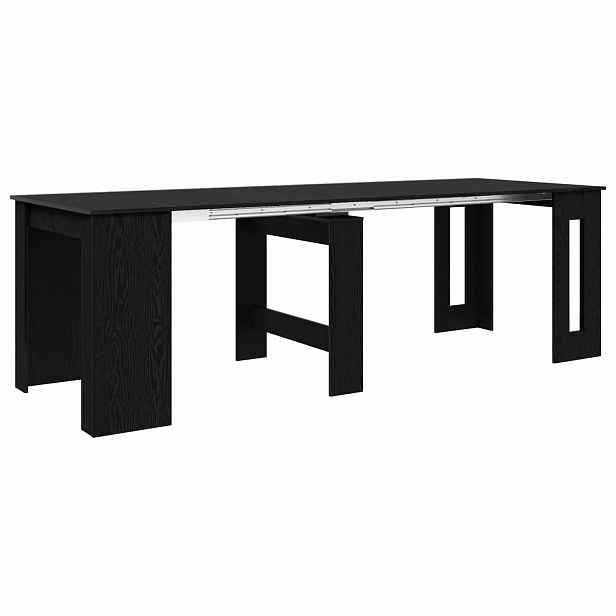 vidaXL Jídelní stůl 240 x 85 x 75 cm Kompozitní dřevo Černý dub