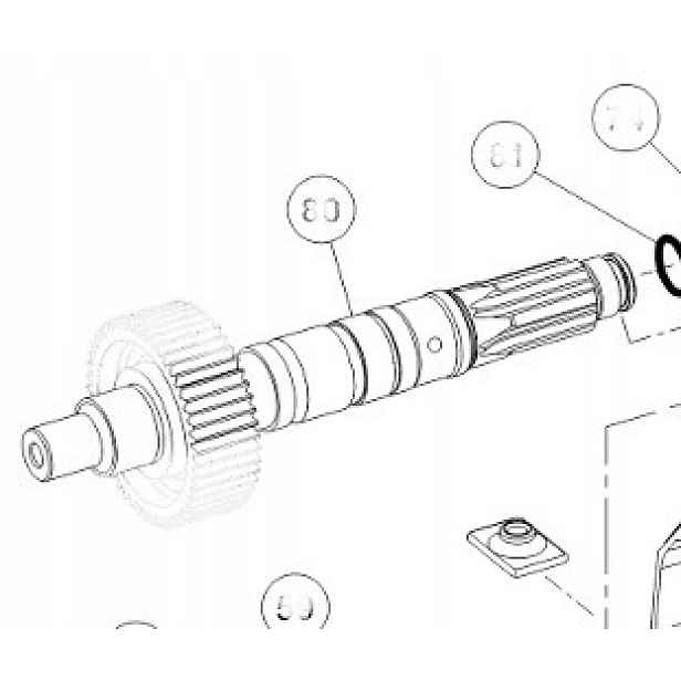 Vřeteno, držák pro vrtačku Hilti dd 350 /500*