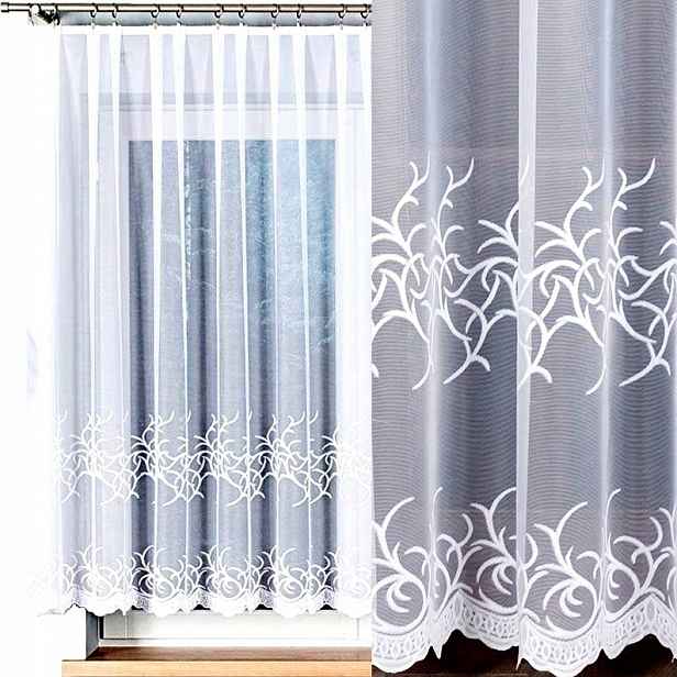 Záclona Bakaro 500x150 cm rovná (hotová) s lemováním