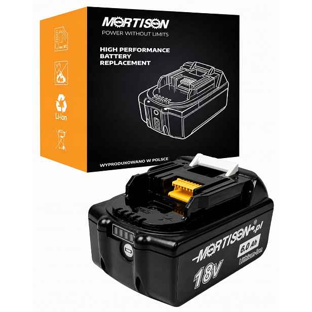 Akumulátor 18V 6,0Ah – náhrada za Makita BL1860B