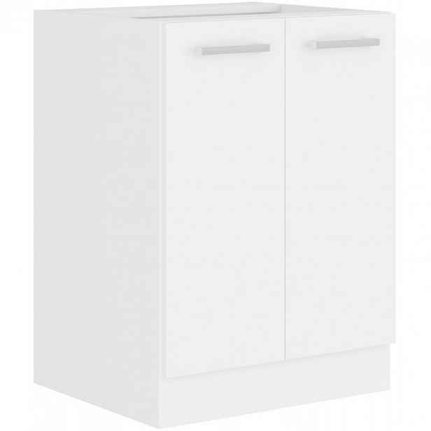 Dolní dvoudveřová skříňka EDISA - šířka 60 cm, bílá