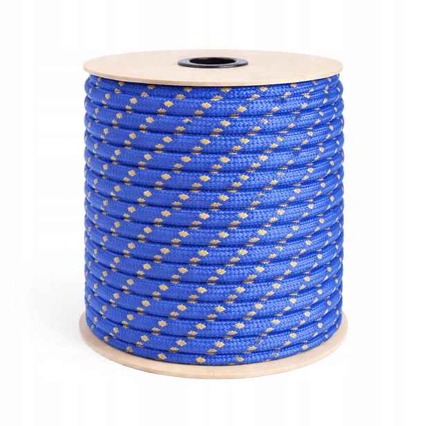Polypropylenové lano Pp 16 mm × 100 m, pletené, 16 mm, plovoucí, s Uv tkaninou