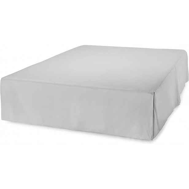 Potah sukně na postel Povlak na postel King Size šedý nevýhoda