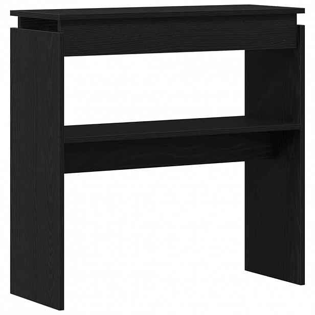 vidaXL Konzolový stolek Černý dub 80 x 30 x 80 cm Kompozitní dřevo