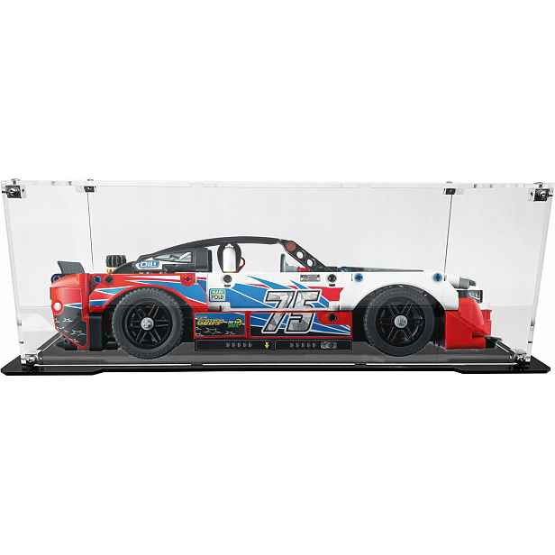 Vitrína s černou základnou pro sadu Lego 42153 Chevrolet Camaro ZL1