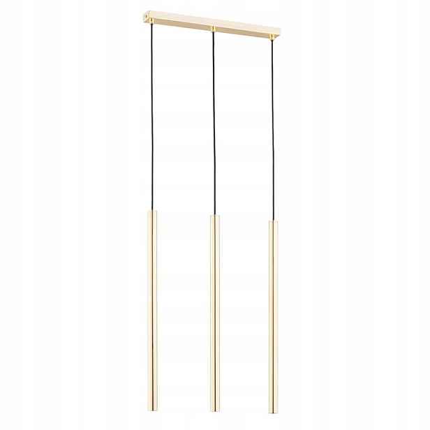 Závěsná lampa Alfa Collet zlatá 3xG9 10W moderní kovová