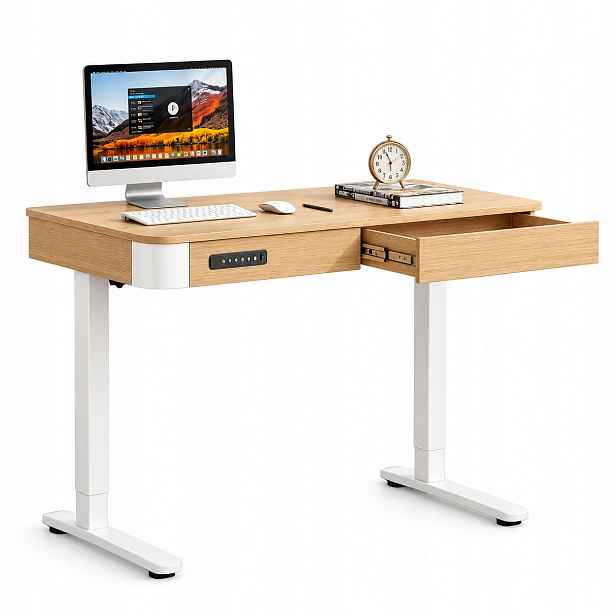 Elektrický Psací Stůl Nastavitelný Triadyn WorkBase S 1206 120x60 cm s zásuvkou