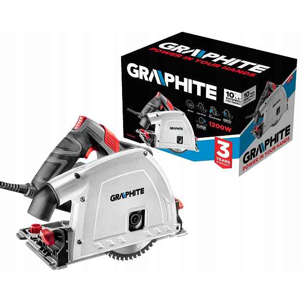 Pila zahlubovací 1200W kotouč 165 mm 58G495 Graphite