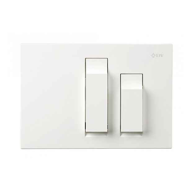 Liv-Fluidmaster Liv Key bílá 620447 - Ovládací tlačítko pro dvojité splachování - plast