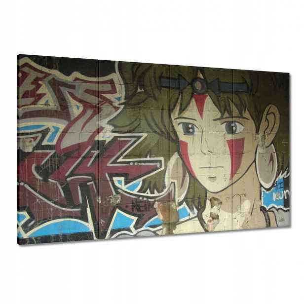 Obrazy 120x80 Graffiti Mural WallArt