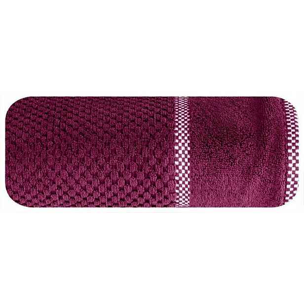 Ručník Caleb 70x140 amarantový 540 g/m2