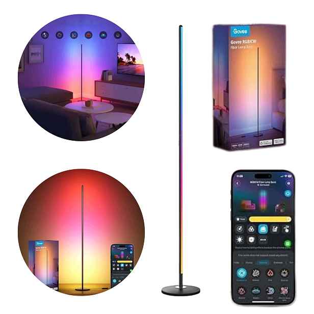 Stojací Led lampa Rgbic WiFi aplikace Alexa 16 milionů barev