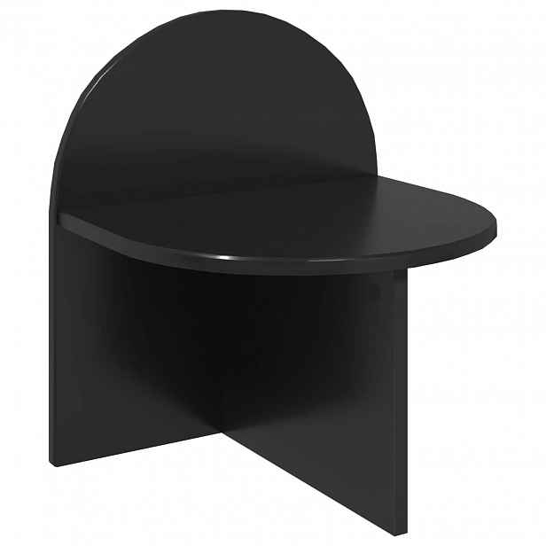 vidaXL Noční stolek Černý dub 40 x 35,5 x 45,5 cm Dřevěný materiál