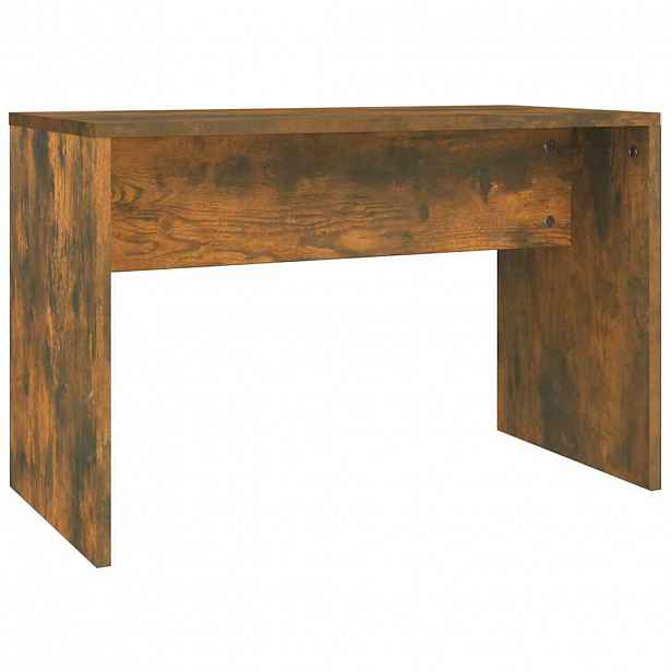 vidaXL Stolička k toaletnímu stolku kouřový dub 70x35x45 cm kompozit