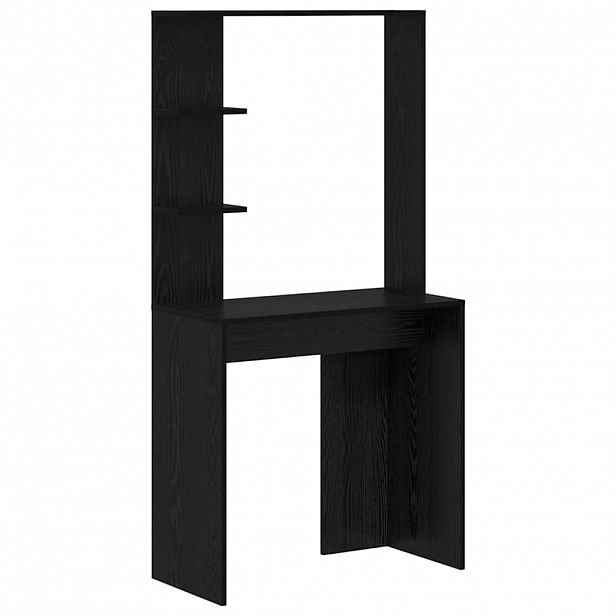 vidaXL Stůl Černý dub Kompozitní dřevo 78,5 x 37 x 154,5 cm