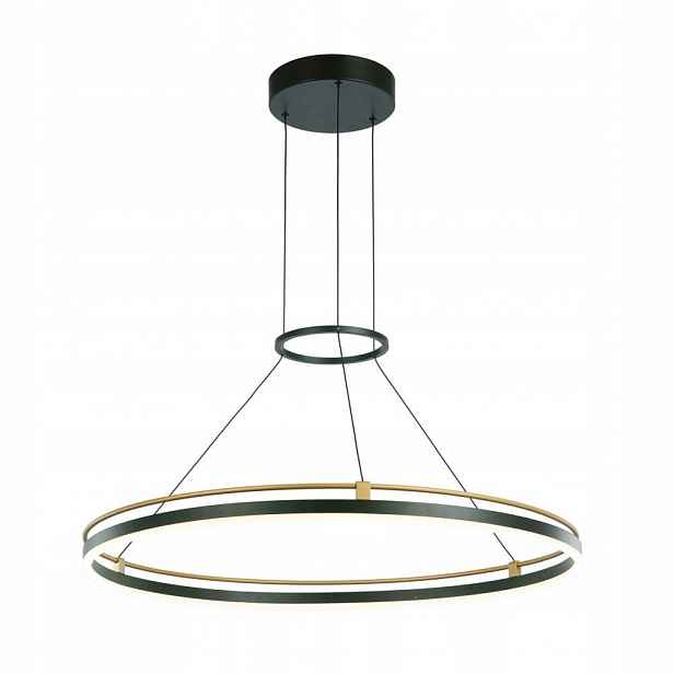 Závěsná Led stropní lampa Merlot Černá 28W do kuchyně Italux