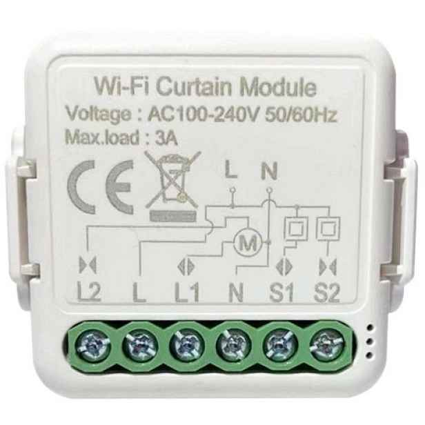 Mini Ovladač Rolet Markýzových Závěsů Wifi 1 Kanál Tuya Smart