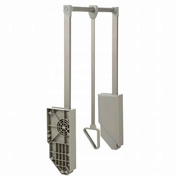 Pantograf Šedý 80-100 cm 15 kg věšák sklápěcí tyč s měkkým zavíráním